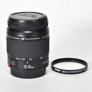 Canon EF 28-80mm f/3.5-5.6 IV USM Telephoto Zoom Lens w/UV Filter MINT